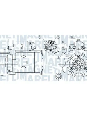 Výprodej Startér MAGNETI MARELLI 063721491010