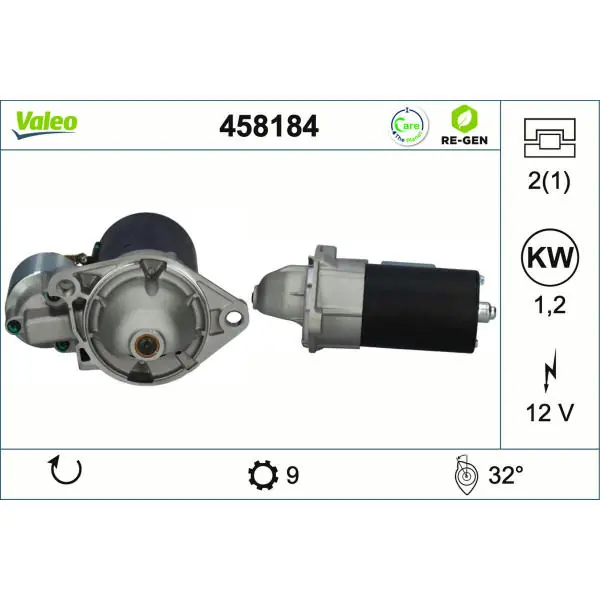 Startér VALEO 458184 Nejlepší Cena