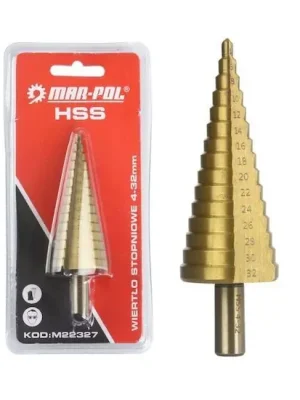 Novinka Stupňovitý vrták 4-32mm HSS MAR-POL