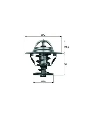 Termostat, chladivo MAHLE TX 10 88D Dokud Zásoby Vydrží