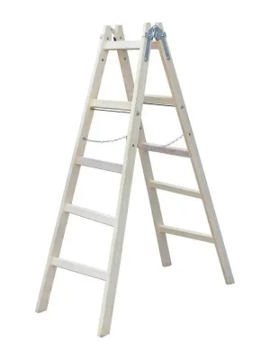 Žebřík malířský dřevěný 2 x 8 stupňů, 12,0 kg, 2240 mm 1 - S-40600 Víkendová Akce