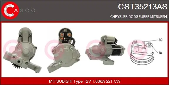 Omezená Nabídka Startér CASCO CST35213AS