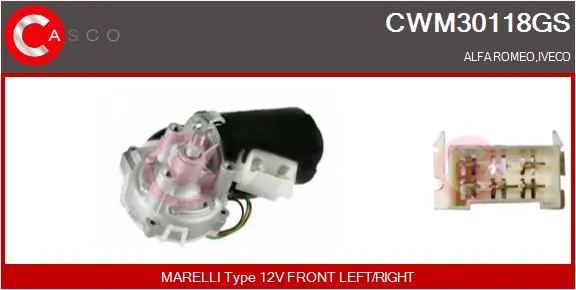 Must-Have Motor stěračů CASCO CWM30118GS