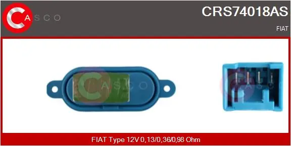 Odpor, vnitřní tlakový ventilátor CASCO CRS74018AS Super Cena