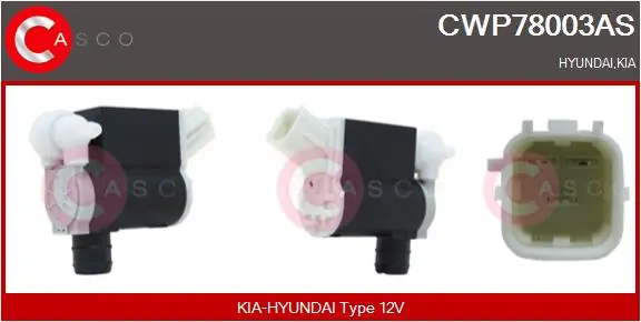 Nejprodávanější Vodní čerpadlo ostřikovače, čistění skel CASCO CWP78003AS