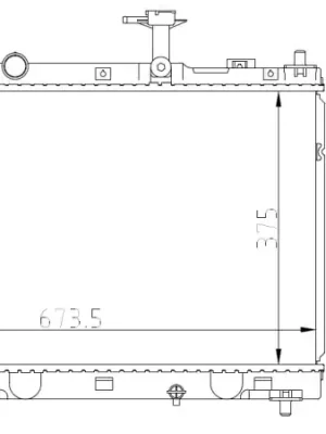 Nejlepší Volba Chladič, chlazení motoru NRF 550031