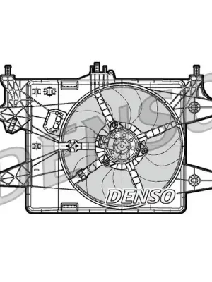 Větrák, chlazení motoru DENSO DER09081 Objednat Nyní