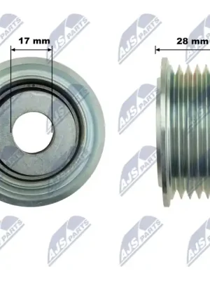 Vratná/vodicí kladka, klínový žebrový řemen NTY RNK-VW-043 Pouze Dnes