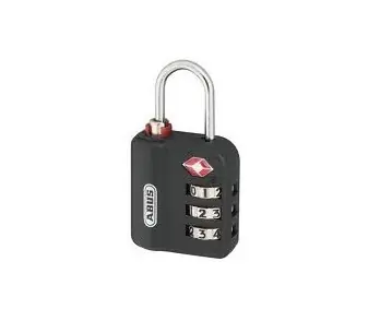 Visací zámek ABUS 147/30 TSA na číselný kód(tloušťka oka 3 mm), ABUS Vrácení Zdarma