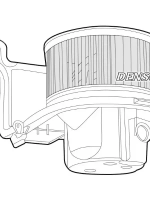 Zlevněný vnitřní ventilátor DENSO DEA07006