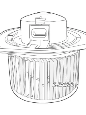 Značkový vnitřní ventilátor DENSO DEA13003