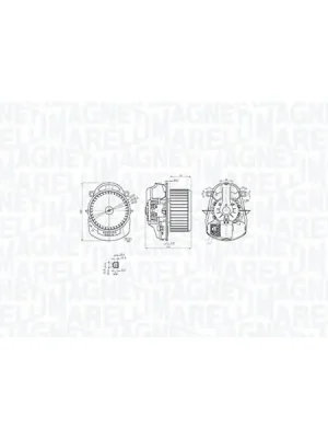 Originální vnitřní ventilátor MAGNETI MARELLI 069412771010