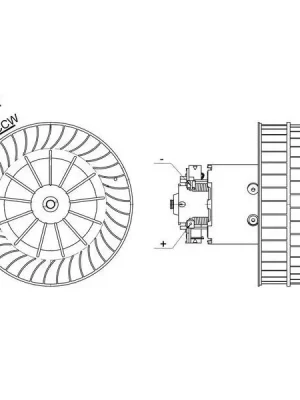 vnitřní ventilátor MAHLE AB 193 000S Víkendová Akce