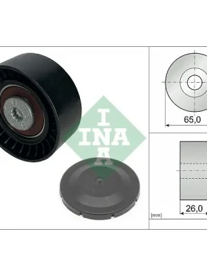 Rychlé Dodání Vratná/vodicí kladka, klínový žebrový řemen Schaeffler INA 532 1134 10