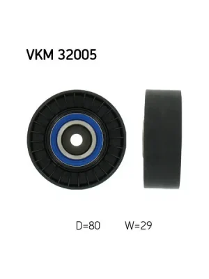Kup Teď Vratná/vodicí kladka, klínový žebrový řemen SKF VKM 32005