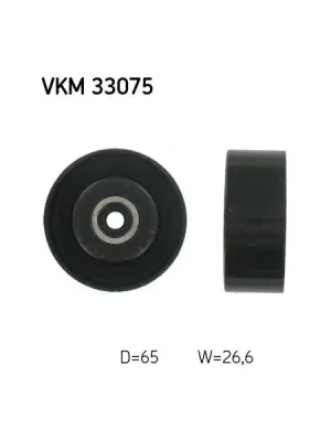 Tovární Cena Vratná/vodicí kladka, klínový žebrový řemen SKF VKM 33075