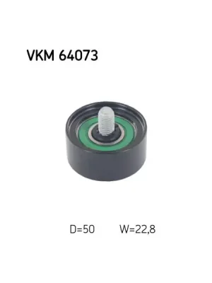 Vratná/vodicí kladka, klínový žebrový řemen SKF VKM 64073 Sleva
