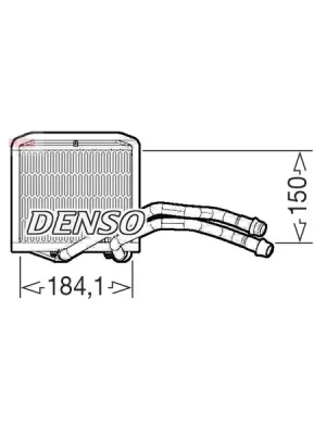 Výměník tepla, vnitřní vytápění DENSO DRR09102 Oblíbený