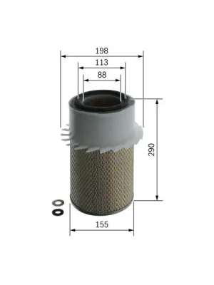 Víkendová Akce Vzduchový filtr BOSCH F 026 400 368