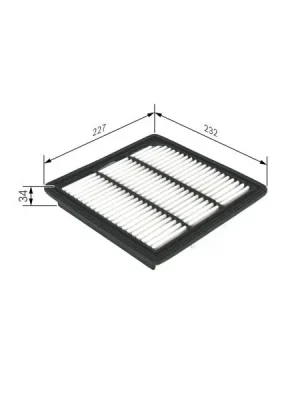 Vzduchový filtr BOSCH F 026 400 407 Pouze Dnes