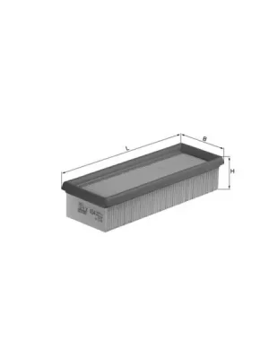 Levný Vzduchový filtr MAHLE LX 454