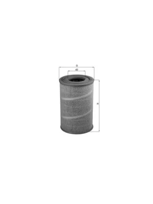 Autentický Vzduchový filtr MAHLE LX 560/1