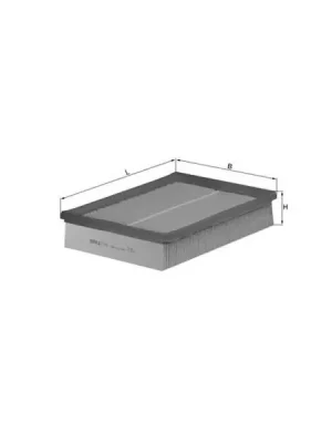 Ověřený Vzduchový filtr MAHLE LX 856