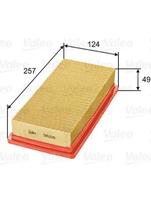Přímo Od Výrobce Vzduchový filtr VALEO 585328