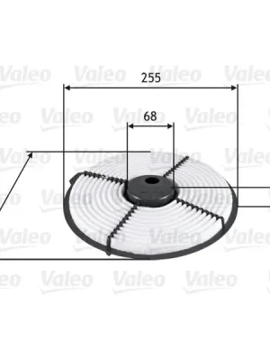 Top Prodej Vzduchový filtr VALEO 585704