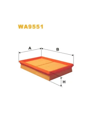 Vzduchový filtr WIX FILTERS WA9551 Dokud Zásoby Vydrží