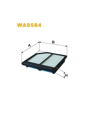 Vzduchový filtr WIX FILTERS WA9584 Sleva