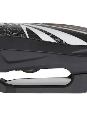 Zlevněný zámek na kotoučovou brzdu s alarmem Detecto RS1 Sonic (trn 3 x 5 mm), ABUS (flame black)