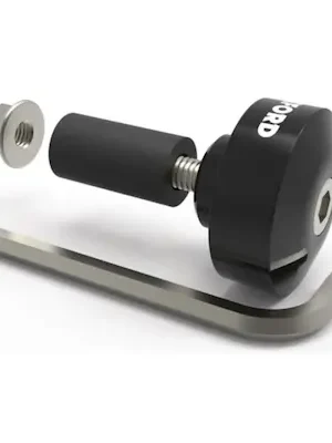 závaží řídítek Bar Ends 1 s redukcí pro vnitřní průměr 13 a 18 mm (vnější 22 a 28,6 mm), OXFORD (černý elox, pár) Akční Nabídka