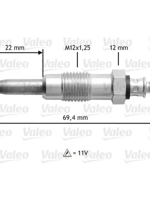 Žhavicí svíčka VALEO 345116 Akční Nabídka