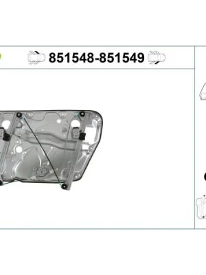 Koupit Online Zvedací zařízení oken VALEO 851548
